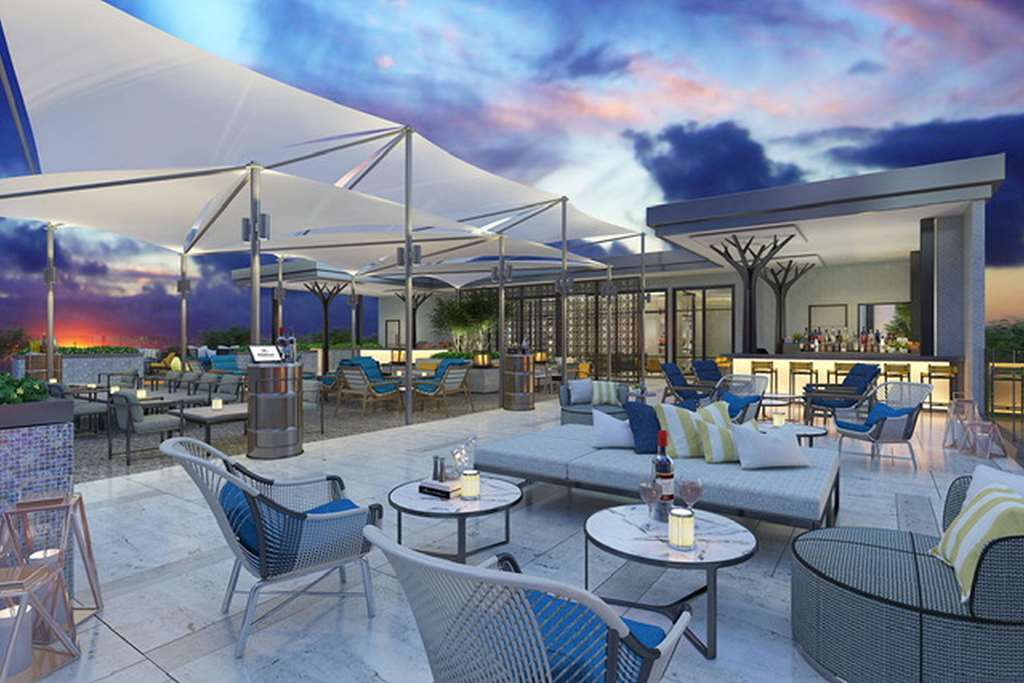 Hotel Hilton Dili Palm Springs Restaurant foto
